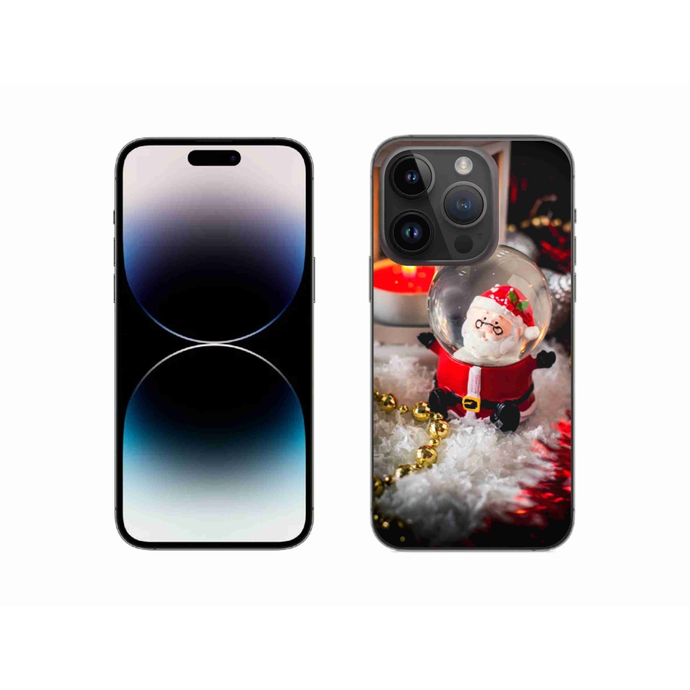 Gelový kryt mmCase na iPhone 14 Pro - Santa Claus 1
