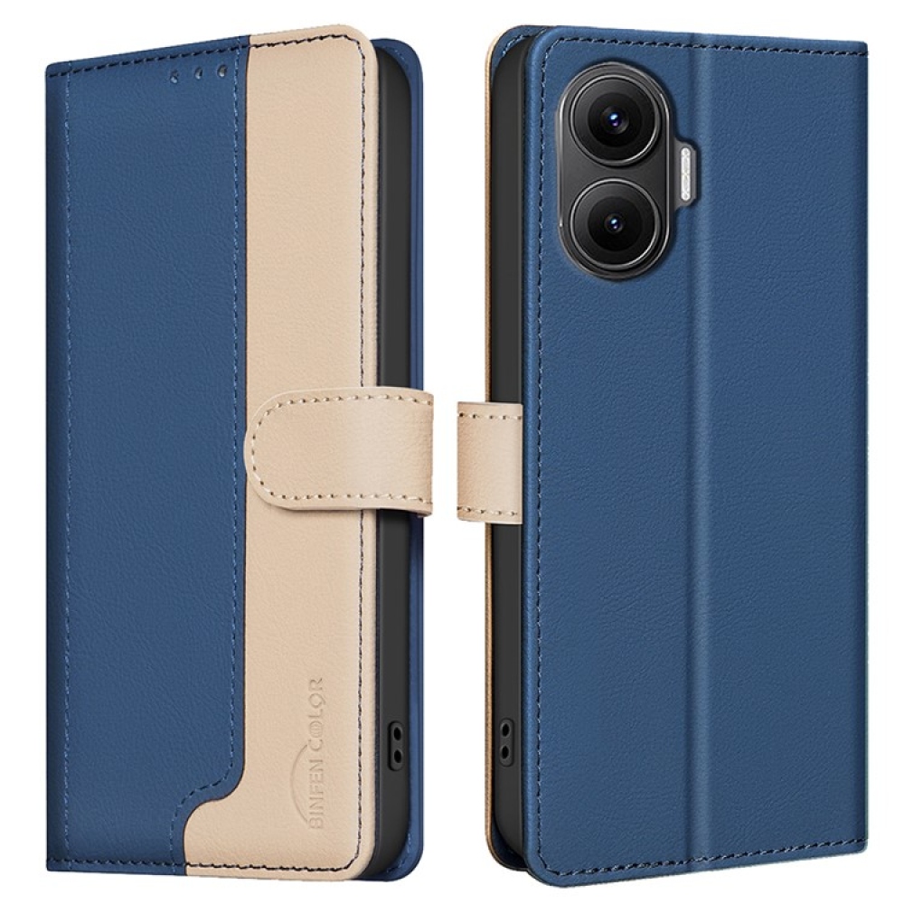BNF DUO knížkové pouzdro na Xiaomi Poco F7 5G - modré