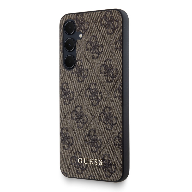 Guess 4G Zadní Kryt pro Samsung Galaxy A35 5G Brown