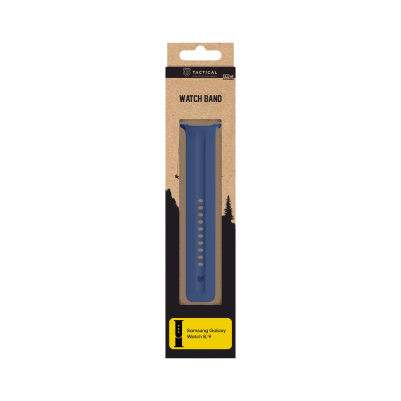 Tactical Silikonový Řemínek pro Samsung Galaxy Watch 8/9 Blue