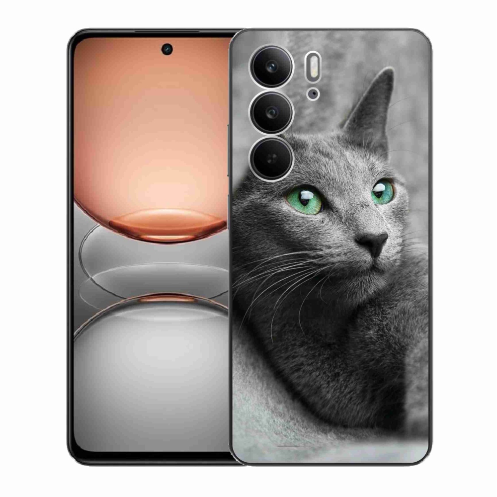 Gelový kryt mmCase na Realme C75 - kočka 2