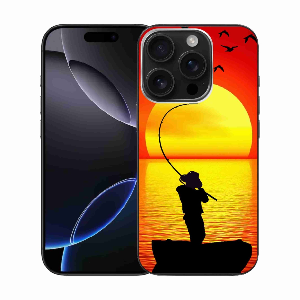 Gelový kryt mmCase na iPhone 16 Pro - rybaření