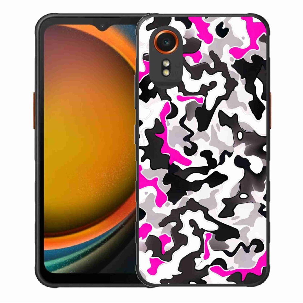 Gelový kryt mmCase na Samsung Galaxy Xcover 7 - maskáčový vzor 5