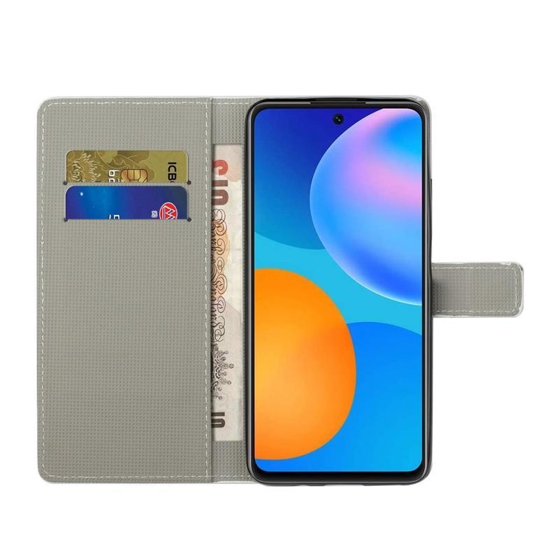 Stand PU kožené peněženkové pouzdro pro mobil Honor 10X Lite - Eiffelova věž