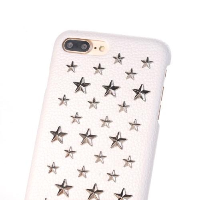 Stars 3D plastový obal na iPhone 8 Plus a iPhone 7 Plus - bílý