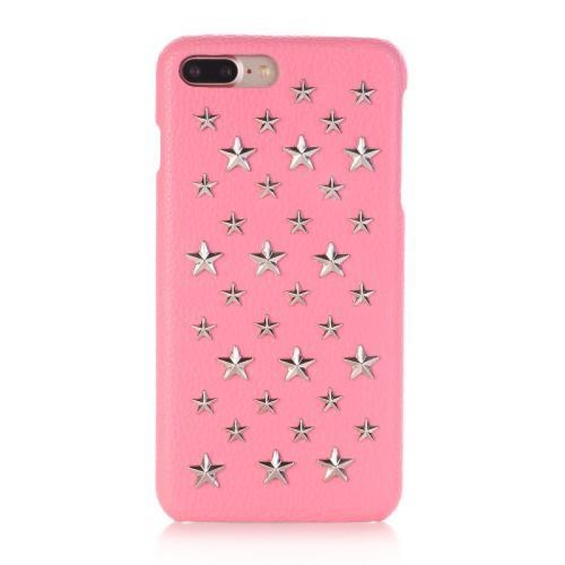 Stars 3D plastový obal na iPhone 8 Plus a iPhone 7 Plus - růžový