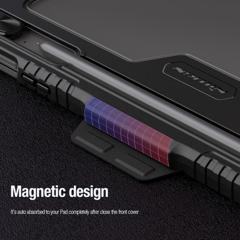 Nillkin Bumper PRO Protective Stand Case Multi-angle pro Samsung Galaxy Tab S9 FE+ Black