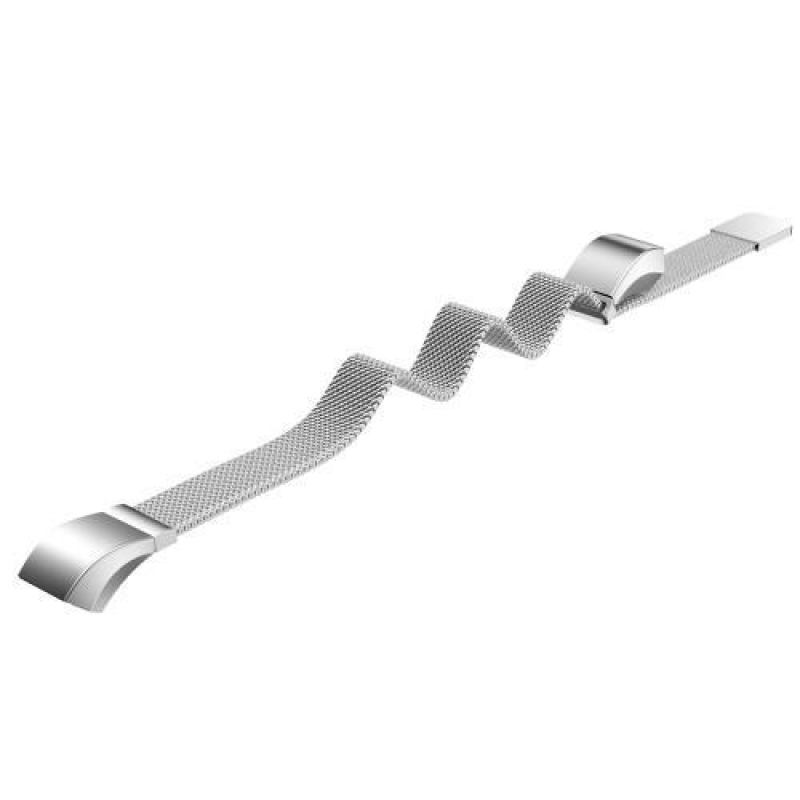 Steel řemínek z nerezové oceli na Fitbit Alta Mesh - stříbrný