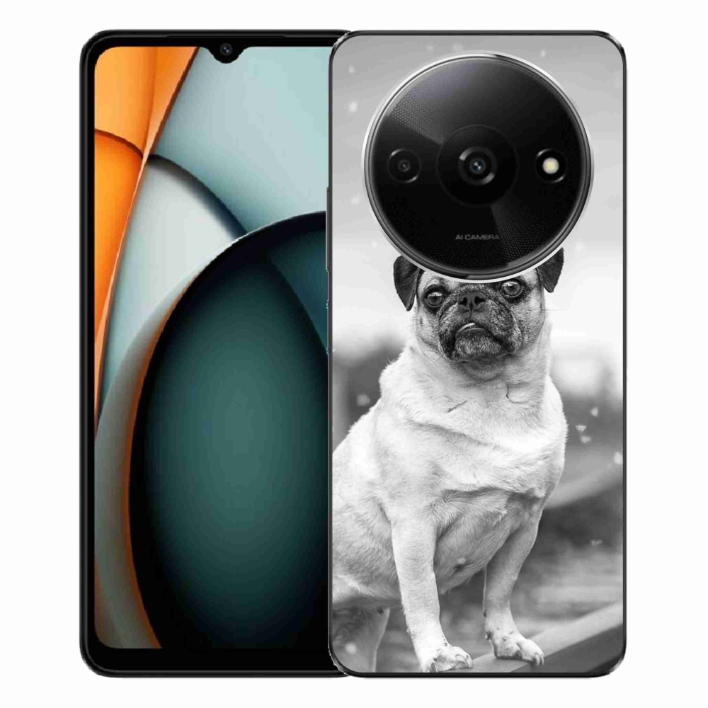 Gelový obal mmCase na Xiaomi Redmi A3 - mops