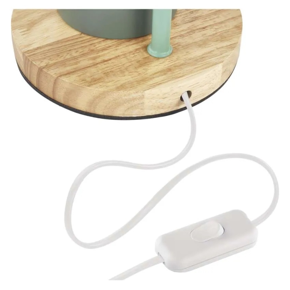 Stolní lampa POPPY na žárovku E27 - zelená