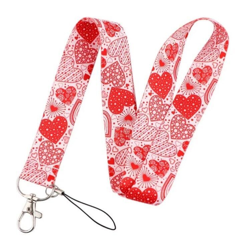 Strap vzorovaná šňůrka na krk k pouzdru - vzor A
