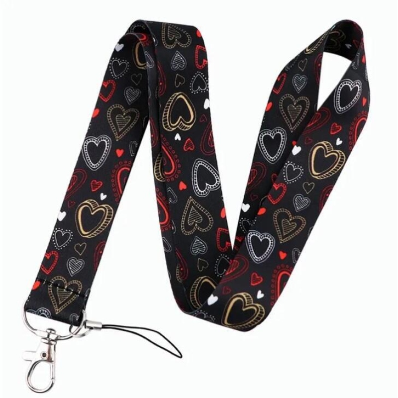 Strap vzorovaná šňůrka na krk k pouzdru - vzor B