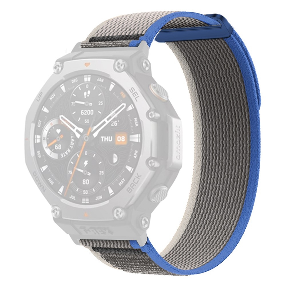 Strappe nylonový řemínek na Amazfit T-Rex 3 - modrý/šedý
