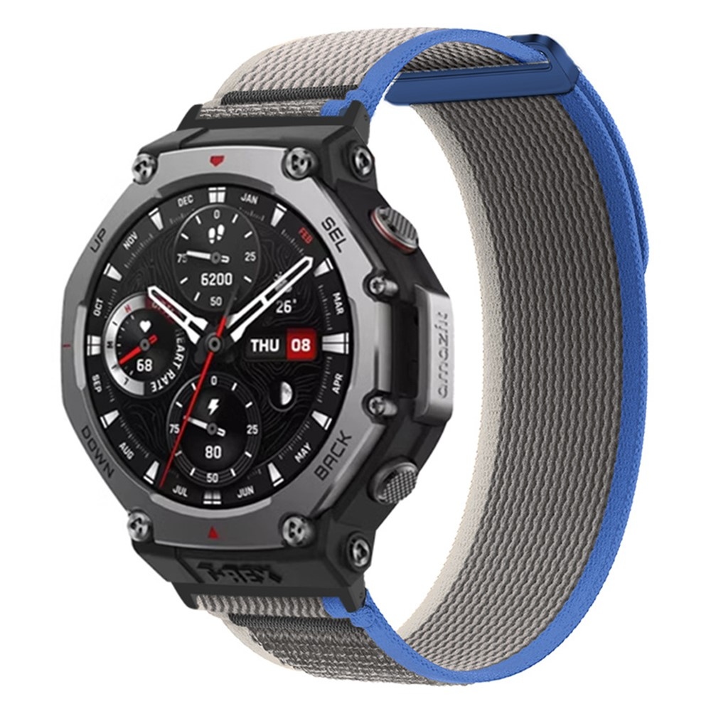 Strappe nylonový řemínek na Amazfit T-Rex 3 - modrý/šedý