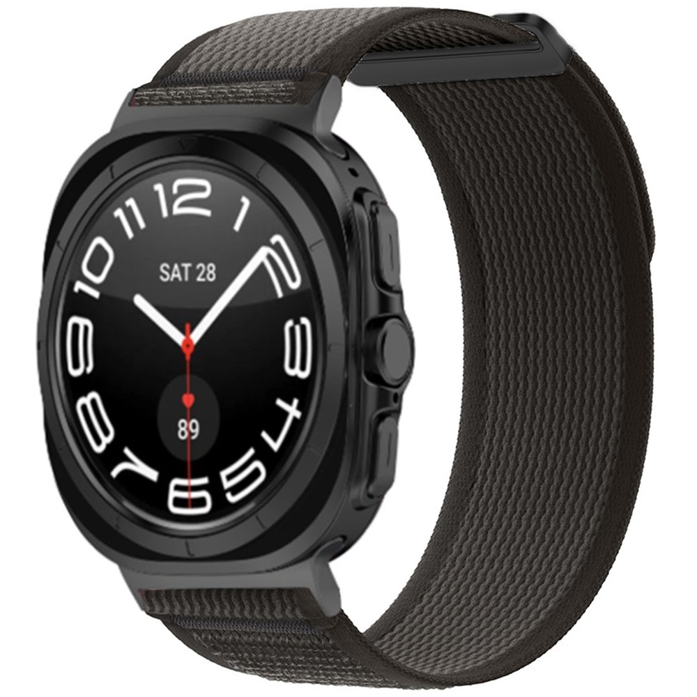 Strappe nylonový řemínek na Samsung Galaxy Watch Ultra (2025) 47mm - černý