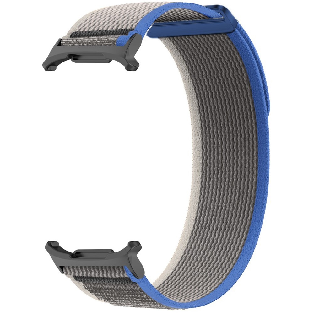 Strappe nylonový řemínek na Samsung Galaxy Watch Ultra (2025) 47mm - modrý/šedý