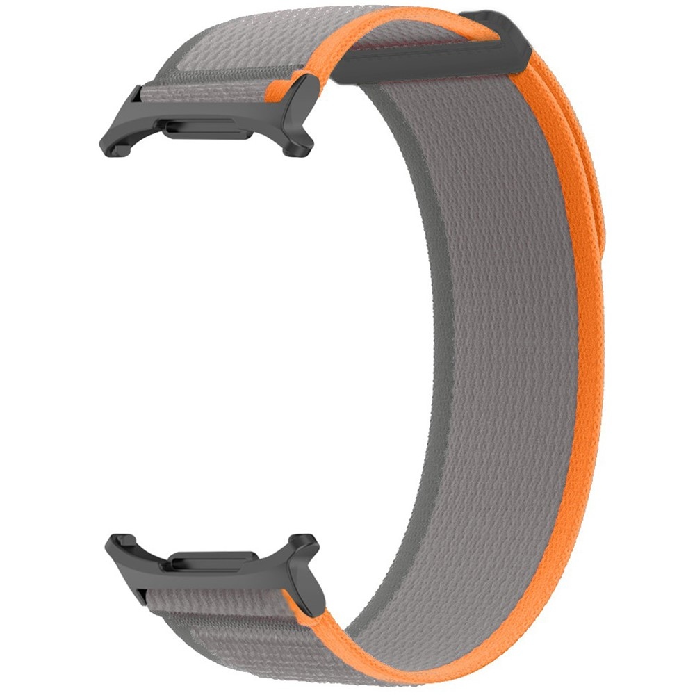 Strappe nylonový řemínek na Samsung Galaxy Watch Ultra (2025) 47mm - oranžový/šedý