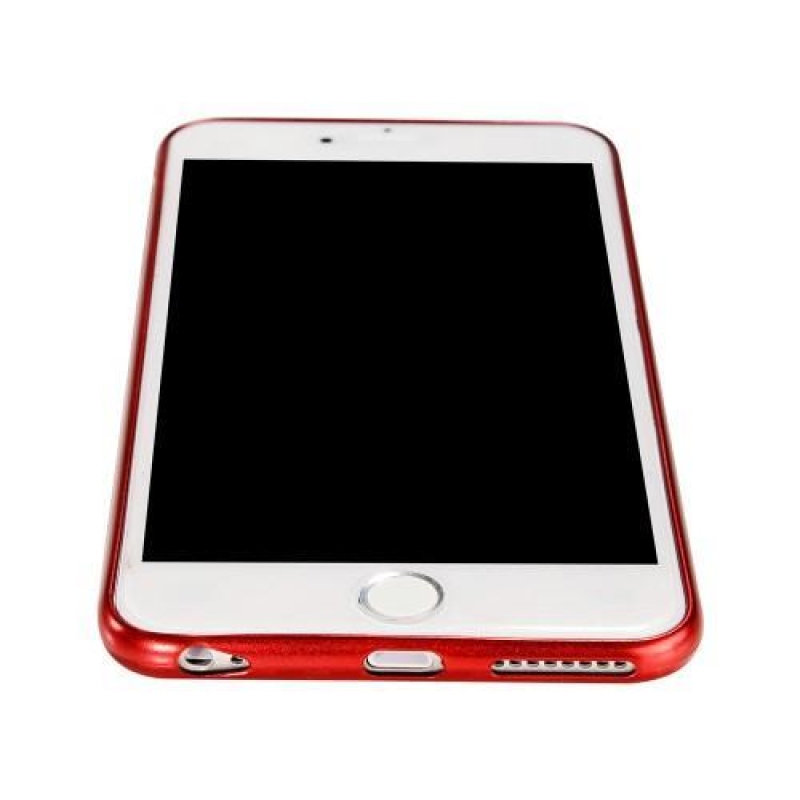 Stripe gelový texturovaný obal na iPhone 6 Plus a iPhone 6s Plus - černý