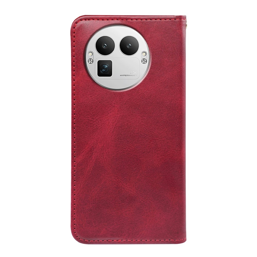 Stronge knížkové pouzdro na Realme GT 8 Pro 5G - červené