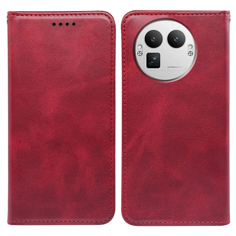 Stronge knížkové pouzdro na Realme GT 8 Pro 5G - červené