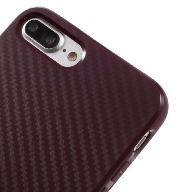 Structure gelový obal na iPhone 8 Plus a iPhone 7 Plus - vínový