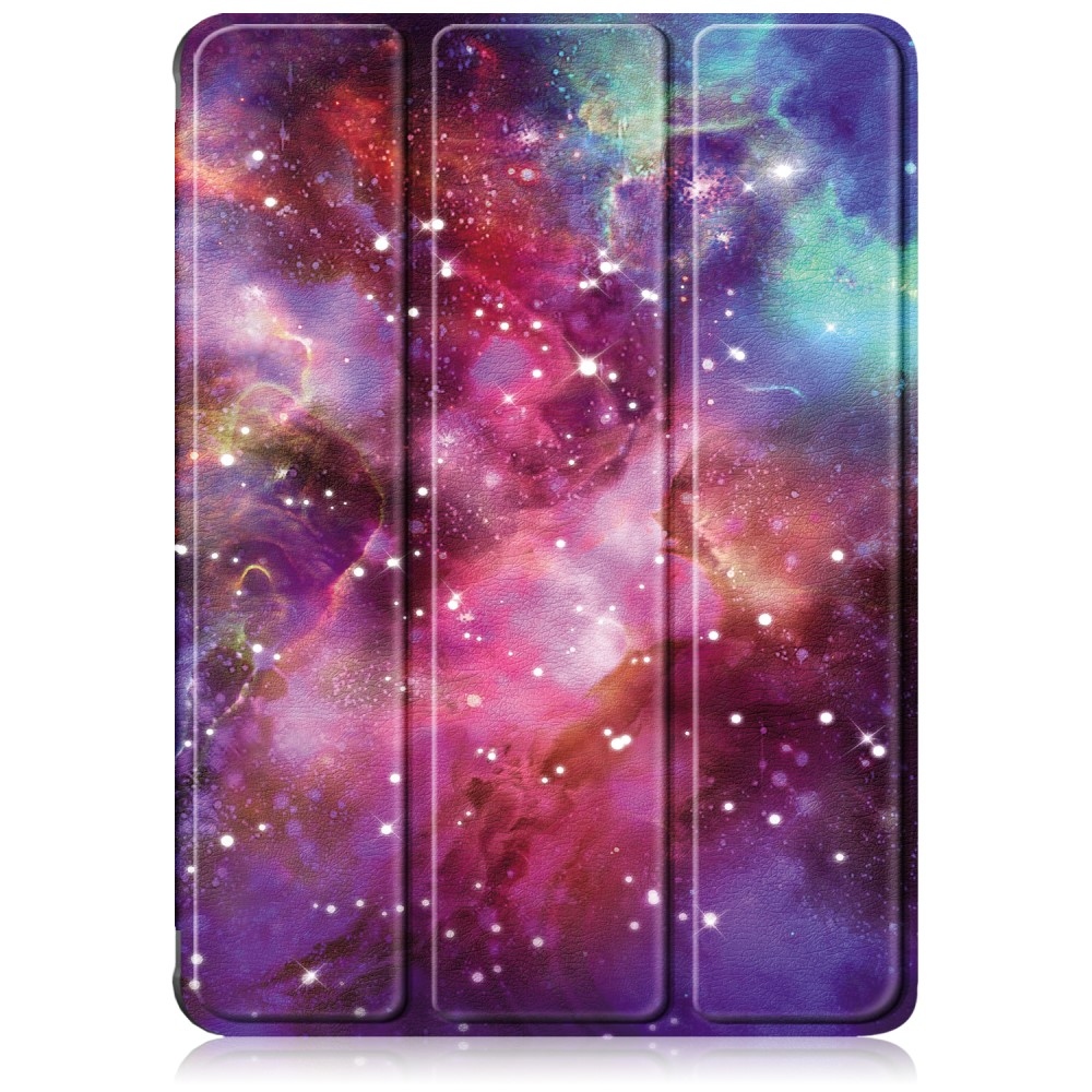 Pattern chytré polohovací pouzdro s průhlednými zády na tablet Xiaomi Pad 7/7 Pro - vesmír