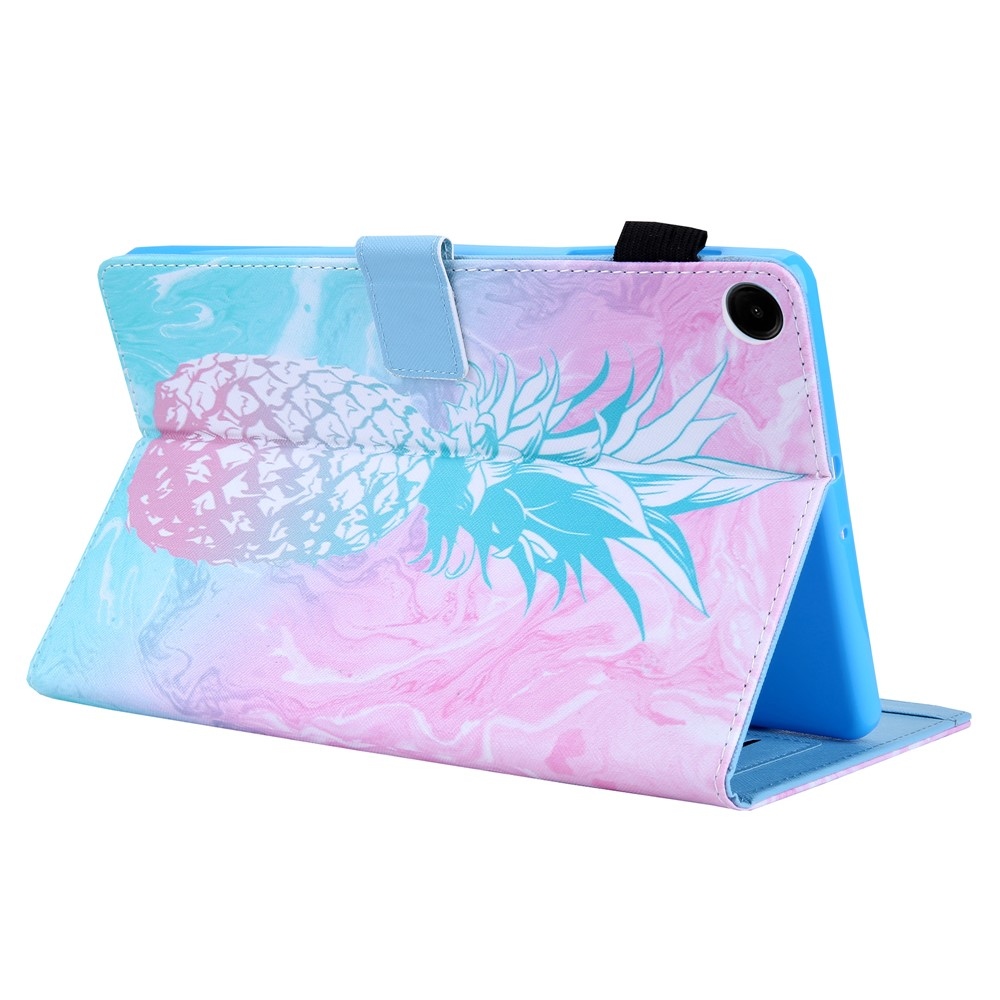 Stylish chytré zavírací pouzdro na Samsung Galaxy Tab A11+/Tab A9+ - ananas 1