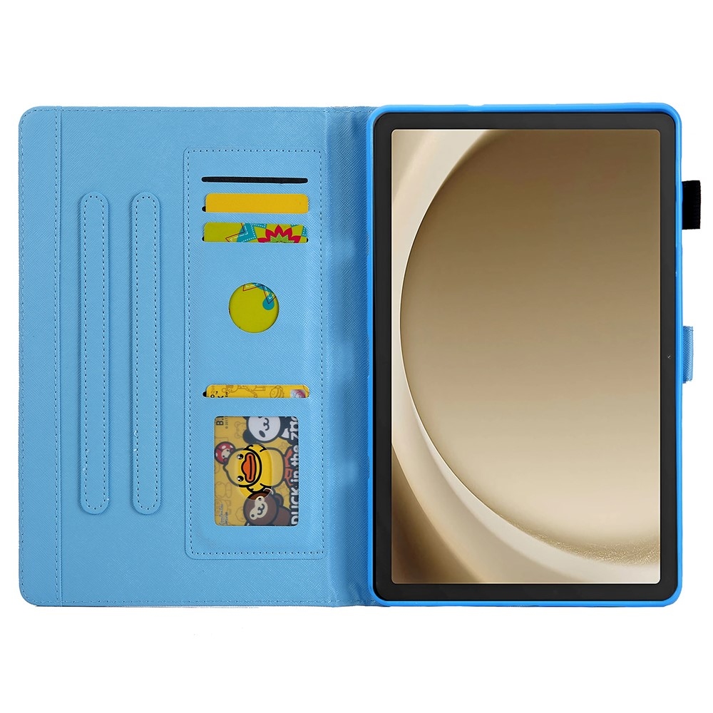 Stylish chytré zavírací pouzdro na Samsung Galaxy Tab A11+/Tab A9+ - slon a králík