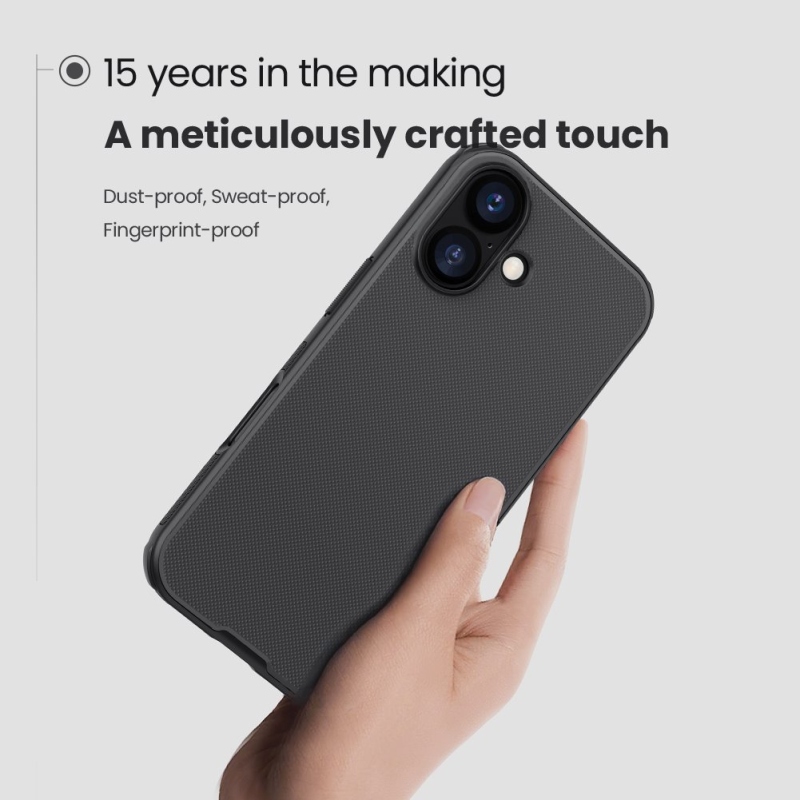Nillkin Super Frosted PRO Zadní Kryt pro Apple iPhone 17 Black