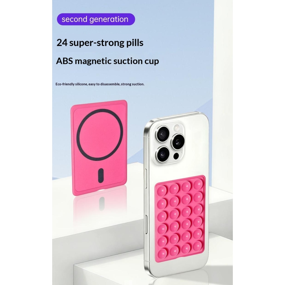  Suction MagSafe držák s přísavkami pro mobilní telefony - rose