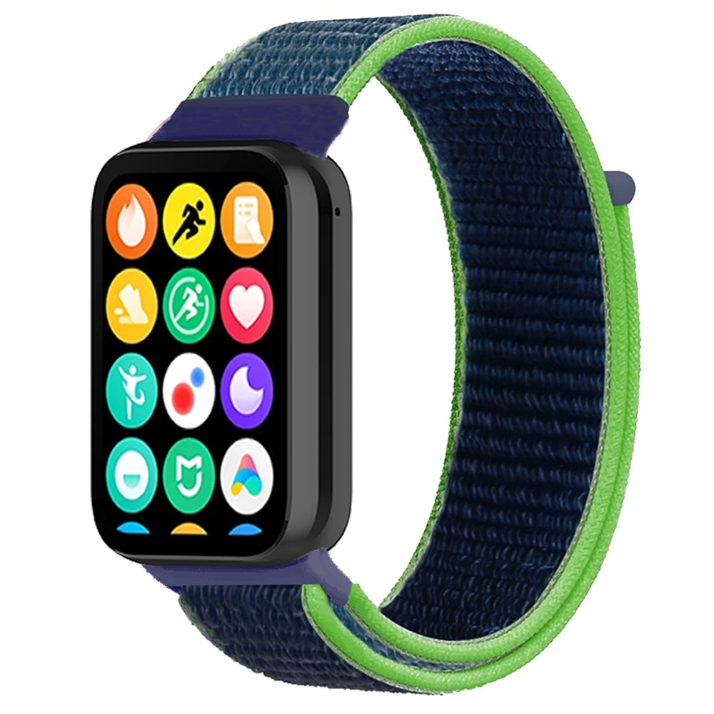 Suit nylonový řemínek na Xiaomi Smart Band 10 Pro/9 Pro/8 Pro/Redmi Watch 6/5/4 - světlezelený