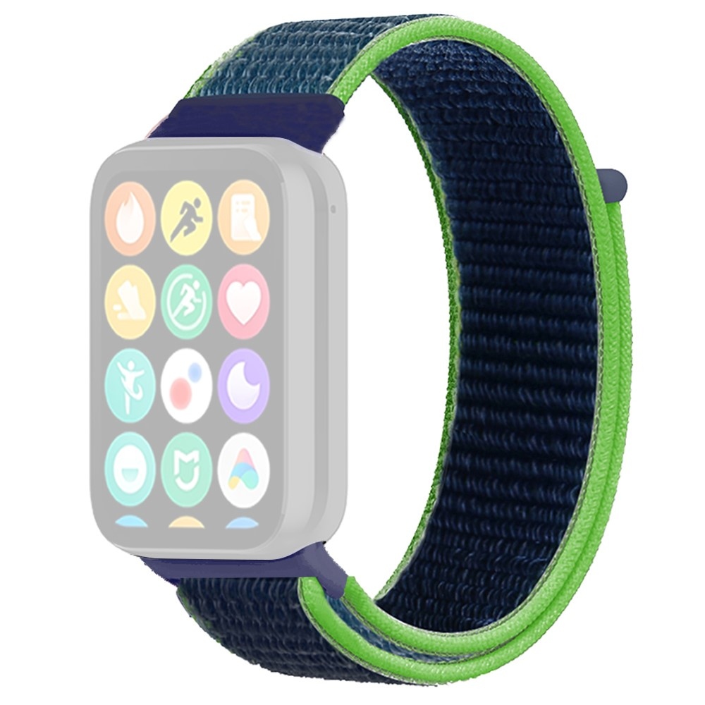 Suit nylonový řemínek na Xiaomi Smart Band 10 Pro/9 Pro/8 Pro/Redmi Watch 6/5/4 - světlezelený