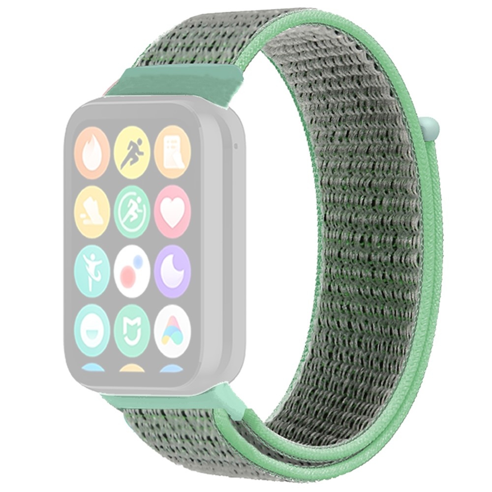 Suit nylonový řemínek na Xiaomi Smart Band 10 Pro/9 Pro/8 Pro/Redmi Watch 6/5/4 - zelený