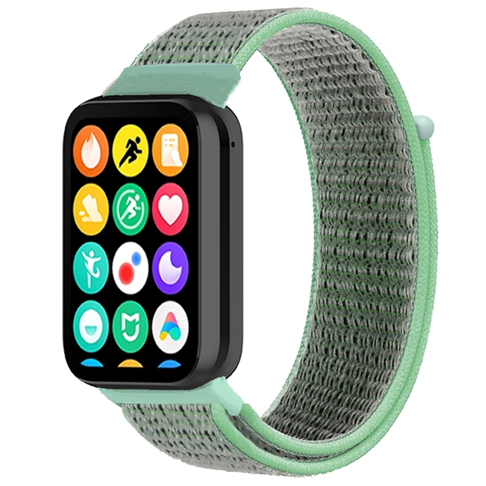 Suit nylonový řemínek na Xiaomi Smart Band 10 Pro/9 Pro/8 Pro/Redmi Watch 6/5/4 - zelený