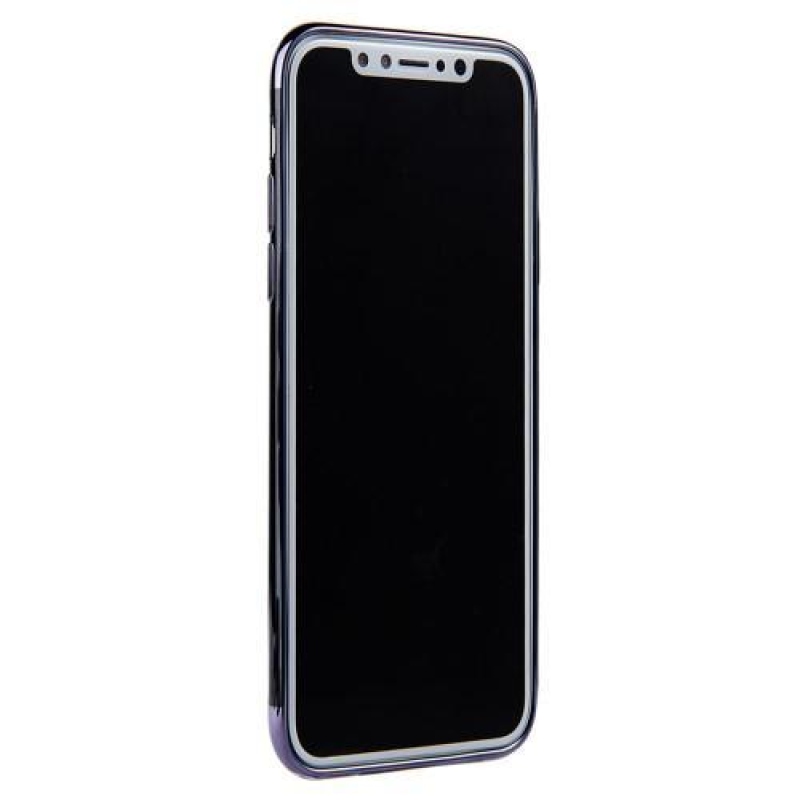 Sulo elegantní gelový obal na iPhone X - fialový