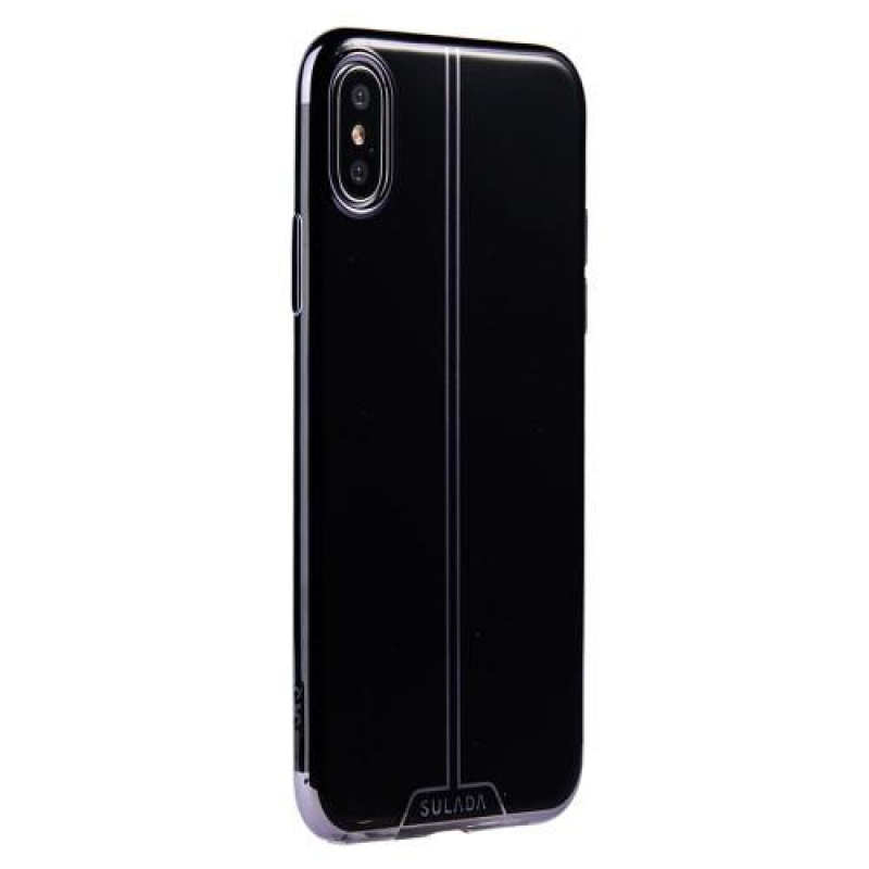 Sulo elegantní gelový obal na iPhone X - fialový