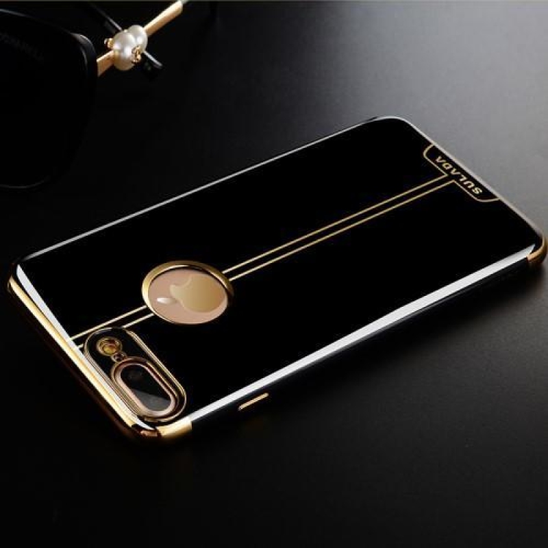 Sulo stylový gelový obal na iPhone 8 Plus a iPhone 7 Plus - stříbrný