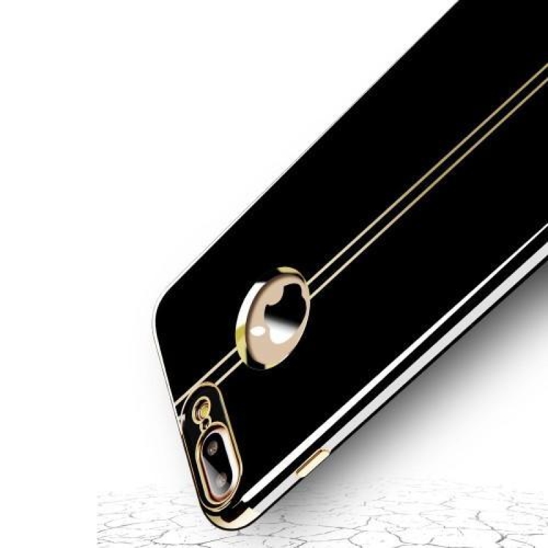 Sulo stylový gelový obal na iPhone 8 Plus a iPhone 7 Plus - stříbrný