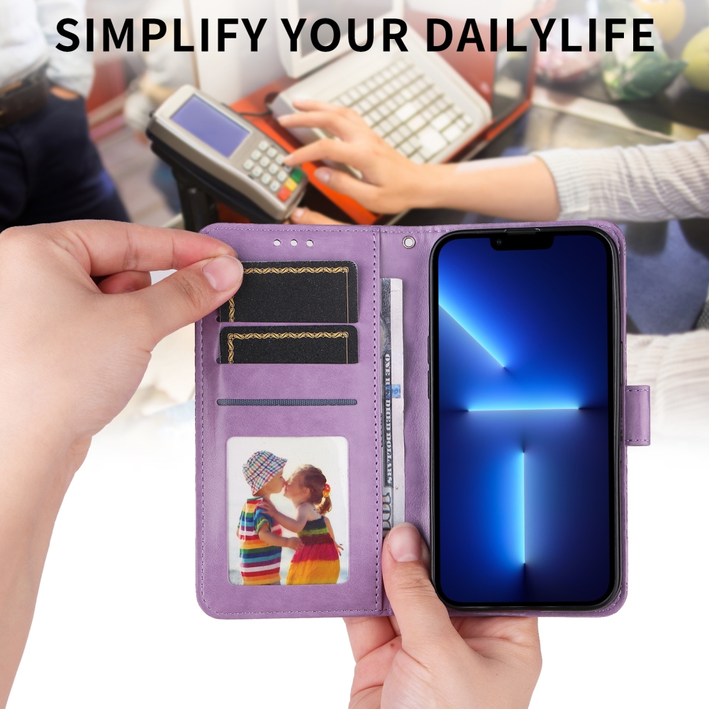 Sunflower knížkové pouzdro na Honor 400 Smart 5G/4G/Honor X7d - fialové