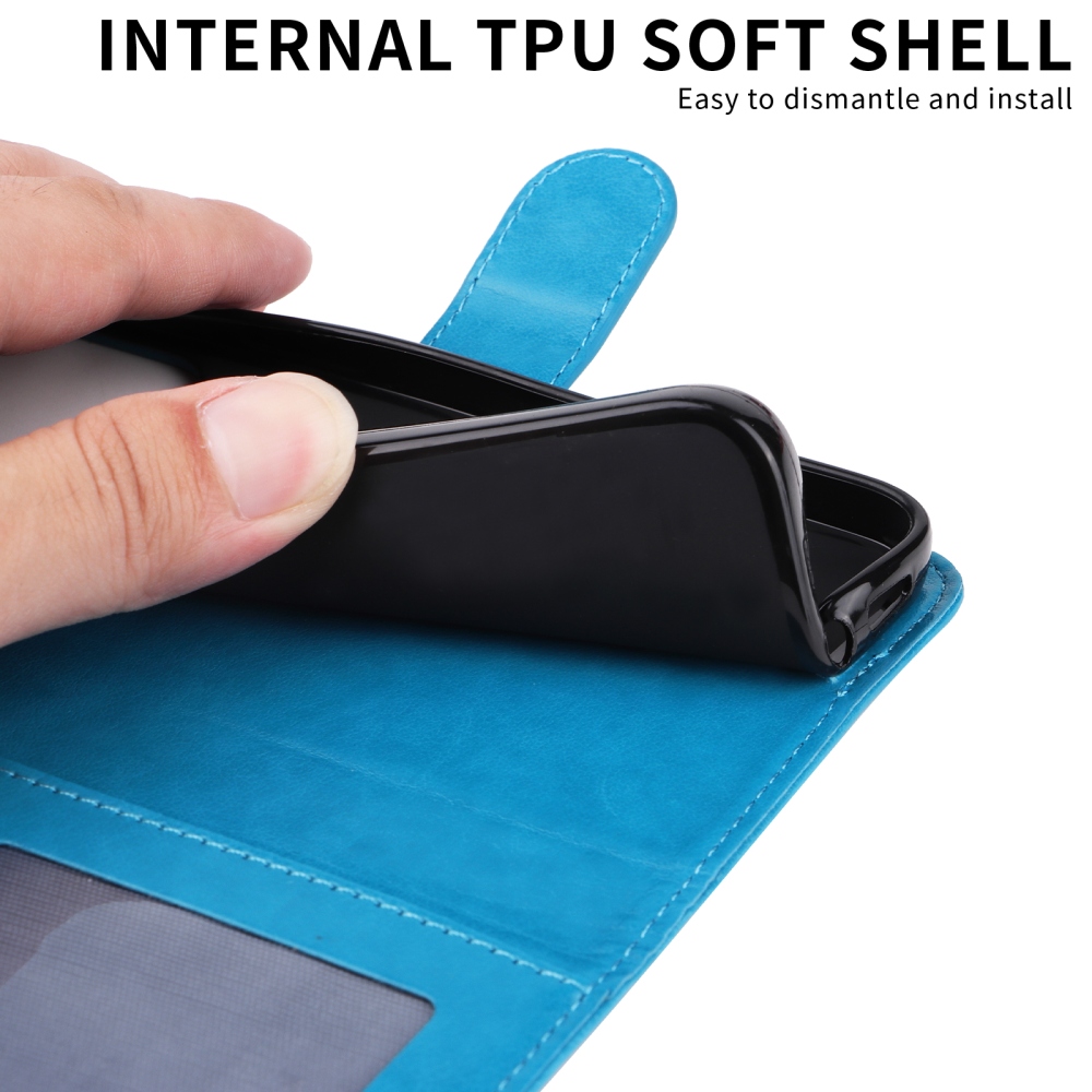 Sunflower knížkové pouzdro na Honor 400 Smart 5G/4G/Honor X7d - modré