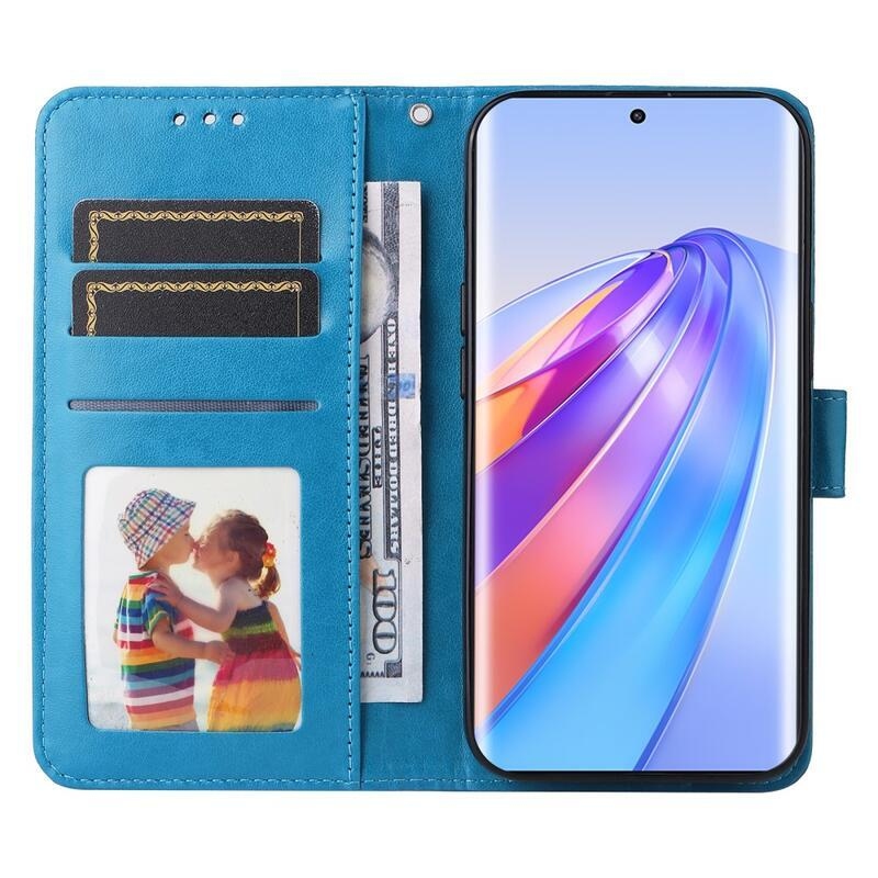 Sunflower knížkové pouzdro na Honor Magic 5 Lite 5G - modré