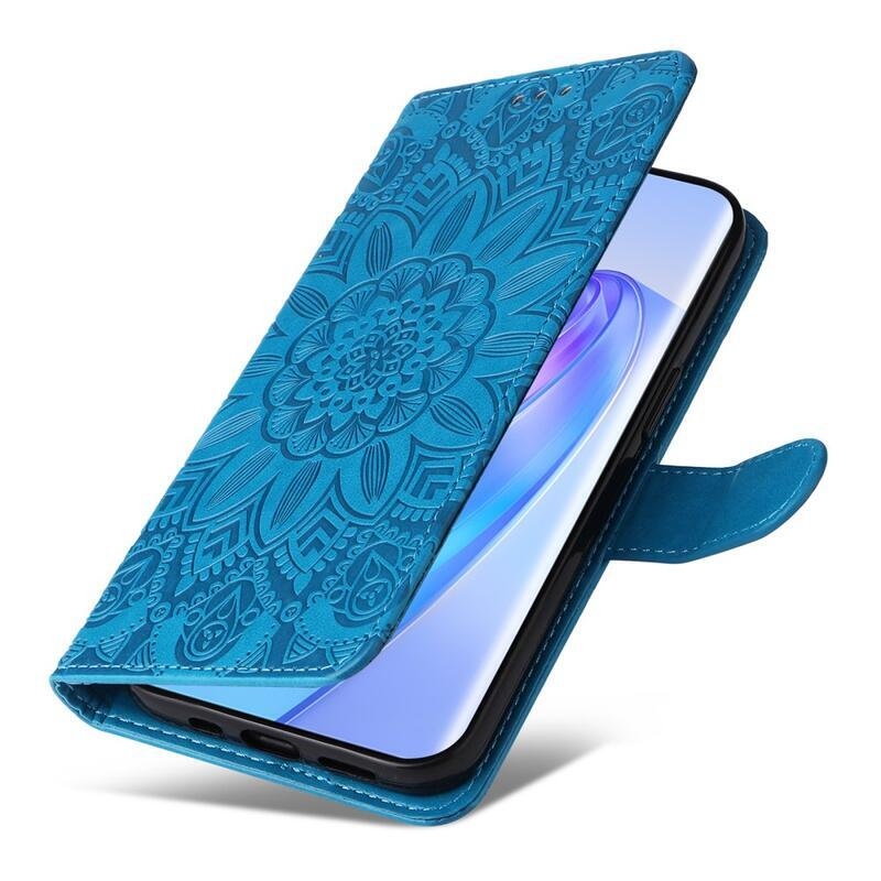 Sunflower knížkové pouzdro na Honor Magic 5 Lite 5G - modré