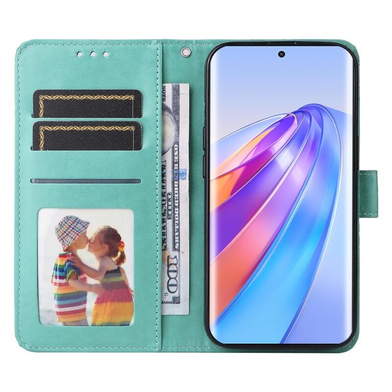 Sunflower knížkové pouzdro na Honor Magic 5 Lite 5G - zelené