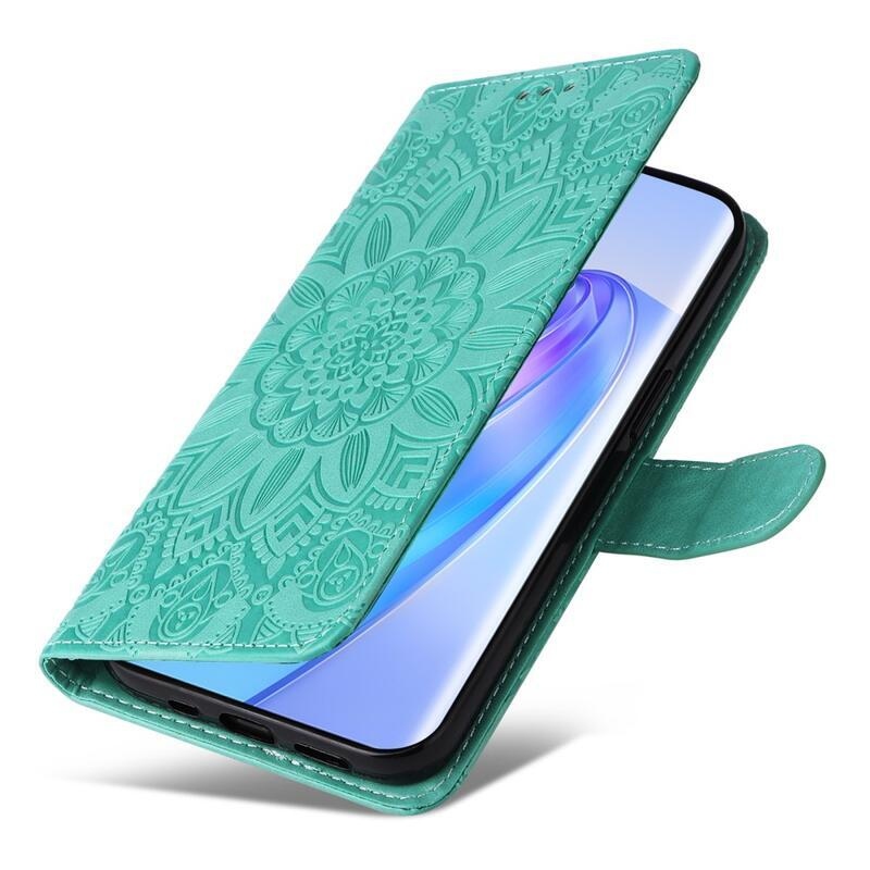 Sunflower knížkové pouzdro na Honor Magic 5 Lite 5G - zelené