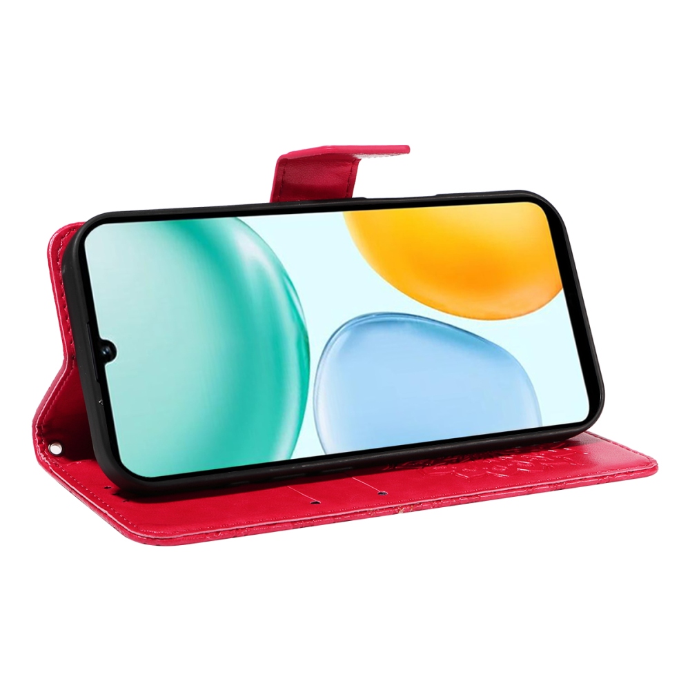 Sunflower knížkové pouzdro na Honor X5c Plus - červené