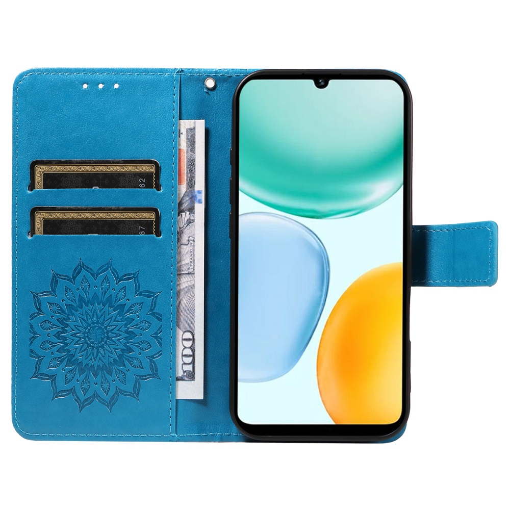 Sunflower knížkové pouzdro na Honor X5c Plus - modré