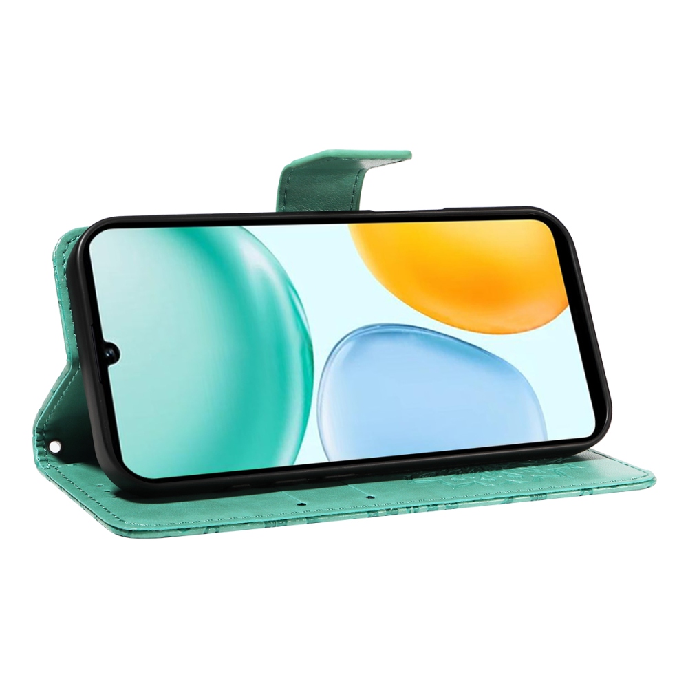 Sunflower knížkové pouzdro na Honor X5c Plus - modrozelené