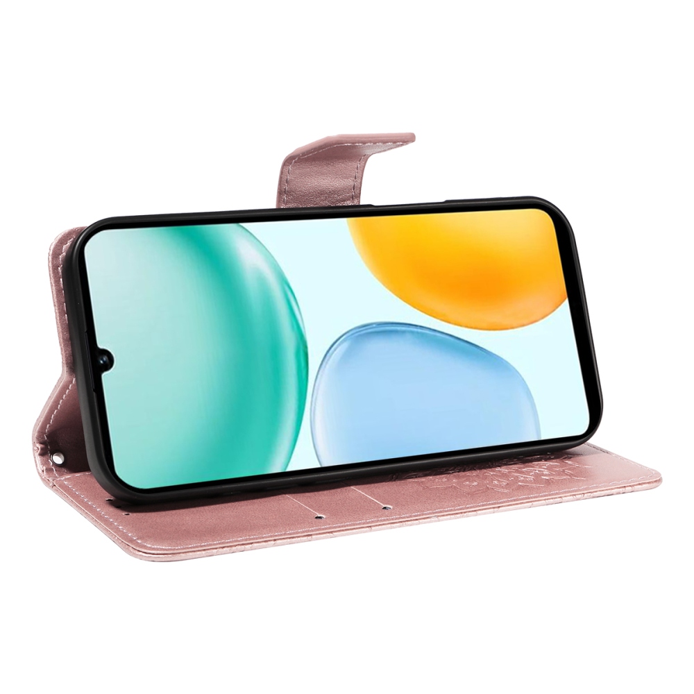 Sunflower knížkové pouzdro na Honor X5c Plus - růžovozlaté