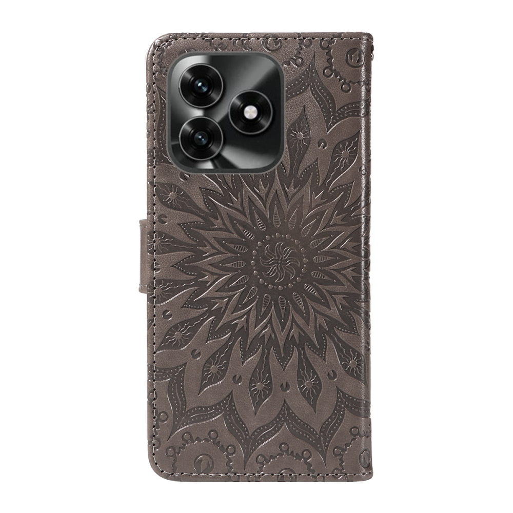 Sunflower knížkové pouzdro na Honor X5c Plus - šedé