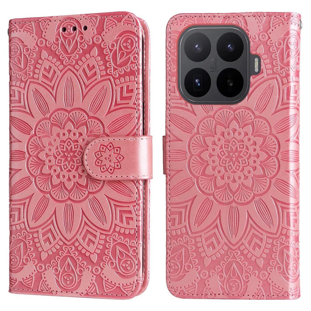 Sunflower knížkové pouzdro na mobil Xiaomi 17T - růžové